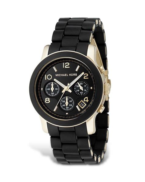 michael kors men's rubber watch